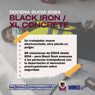 Black Iron and XL Concrete Docena Sucia 2024