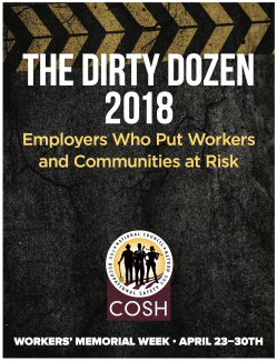 Dirty Dozen Cover 2018