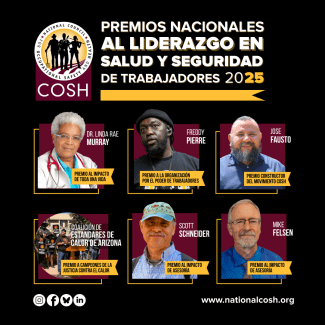 Premios Nacionales al Liderazgo en Salud y Seguridad de Trabajadores 2025